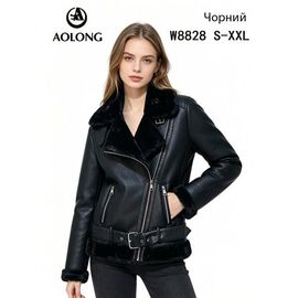 Куртка жіноча зимова W8828 black р.S-2XL "Immei" недорого оптом від прямого постачальника
