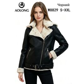 Куртка жіноча зимова W8829 black р.S-2XL "Immei" недорого оптом від прямого постачальника