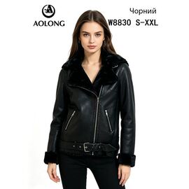 Куртка жіноча зимова W8830 black р.S-2XL "Immei" недорого оптом від прямого постачальника