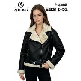 Куртка жіноча зимова W8835 black р.S-2XL "Immei" недорого оптом від прямого постачальника