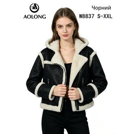 Куртка жіноча зимова W8837 black р.S-2XL "Immei" недорого оптом від прямого постачальника