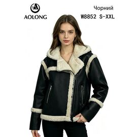 Куртка жіноча зимова W8852 black р.S-2XL "Immei" недорого оптом від прямого постачальника