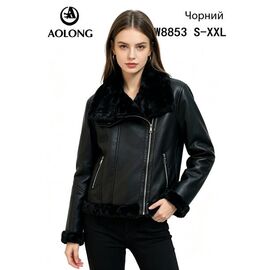 Куртка жіноча зимова W8853 black р.S-2XL "Immei" недорого оптом від прямого постачальника