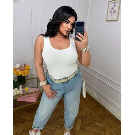 Майка жіноча 1724 white р.50-56 "BONJOUR" недорого оптом від прямого постачальника