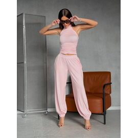 Фотография Костюм женский 1741 pink р.42-52 "BONJOUR" недорого оптом от прямого поставщика