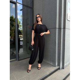 Фотография Костюм женский 1757 black р.42-52 "BONJOUR" недорого оптом от прямого поставщика