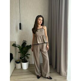 Фотография Костюм женский 1769 beige р.42-48 "BONJOUR" недорого оптом от прямого поставщика