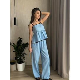 Фотография Костюм женский 1769 l.blue р.42-48 "BONJOUR" недорого оптом от прямого поставщика