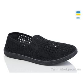 Сліпони чоловічі модні Літо C-1 чорний (7 пар р.40-45) "Lot Shoes" недорого оптом від прямого постачальника