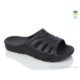 Шльопанці чоловічі пляжні Літо Сітроен черний (8 пар р.40-45) "Lot Shoes" недорого оптом від прямого постачальника