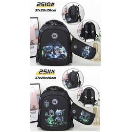 Фотография Рюкзак детский на мальчика 2510 black р.37-28-20 "Candy bags" недорого от прямого поставщика