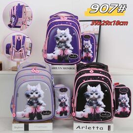 Фотография Рюкзак детский на девочку 907 purple р.39-29-16 "Candy bags" недорого от прямого поставщика
