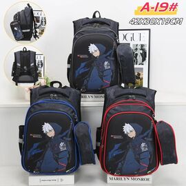 Фотография Рюкзак детский на мальчика A19 black-grey р.40-30-19 "Candy bags" недорого от прямого поставщика
