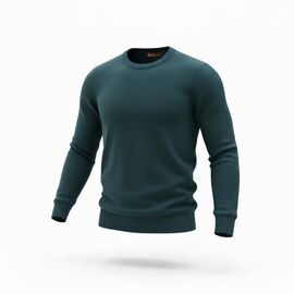 Светр чоловічий 913 green р.L-4XL "2BRO" недорого оптом від прямого постачальника