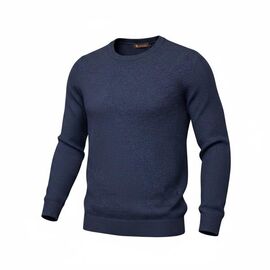 Светр чоловічий 913 navy р.L-4XL "2BRO" недорого оптом від прямого постачальника