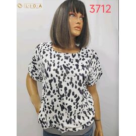 Фотография Футболка женская 3712 white р.52-62 "LIDA" недорого оптом от прямого поставщика