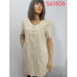Фотография Туника женская S61406 beige р.52-62 "LIDA" недорого оптом от прямого поставщика