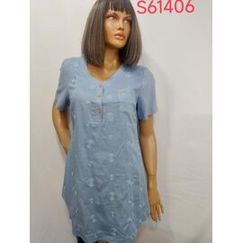Фотография Туника женская S61406 l.blue р.52-62 "LIDA" недорого оптом от прямого поставщика