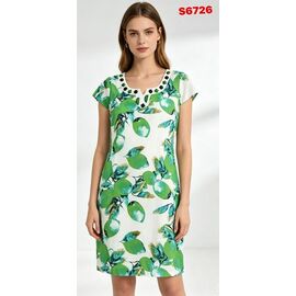 Сукня літня жіноча S6726 green р.50-60 "LIDA" недорого оптом від прямого постачальника