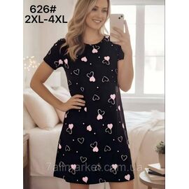 Туніка жіноча молодіжна р-ри 2XL-4XL "FLOWER" купити недорого від прямого постачальника