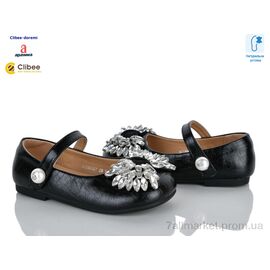Туфлі дитячі зручні Весна/осінь A62000 black (8 пар р.26-33) "Clibee-Doremi" недорого оптом від прямого постачальника