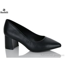 Туфлі жіночі стильні Весна/осінь GP315 black (6 пар р.36-40) "Башили" недорого оптом від прямого постачальника