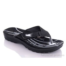 Шльопанці дитячі літні Літо K26-6101 black-white (30-35) (6 пар р.30-35) "DeMur" недорого оптом від прямого постачальника