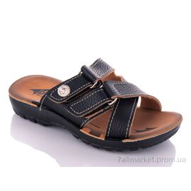 Шльопанці дитячі літні Літо K26-710 black (24-30) (6 пар р.25-30) "DeMur" недорого оптом від прямого постачальника