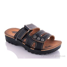 Шльопанці дитячі літні Літо K26-711 black (24-30) (6 пар р.25-30) "DeMur" недорого оптом від прямого постачальника