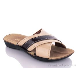 Шльопанці дитячі літні Літо K26-7144 beige (25-30) (6 пар р.25-30) "DeMur" недорого оптом від прямого постачальника