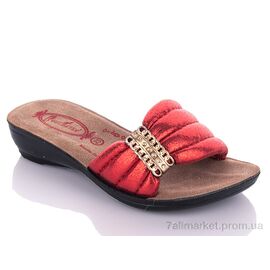 Фотография Шлепки детские летние Лето K26-809 red (25-30) (6 пар р.25-30) "DeMur" недорого оптом от прямого поставщика