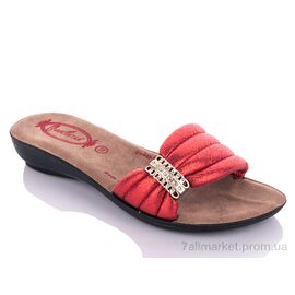 Фотография Шлепки детские летние Лето K26-809 red (30-35) (6 пар р.30-35) "DeMur" недорого оптом от прямого поставщика