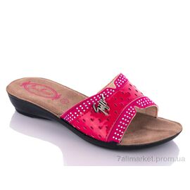 Фотография Шлепки детские летние Лето K26-810 fuchsia (30-35) (6 пар р.30-35) "DeMur" недорого оптом от прямого поставщика