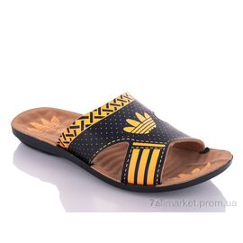 Фотография Шлепки детские летние Лето K26-Adik black-orange (30-35) (6 пар р.30-35) "DeMur" недорого оптом от прямого поставщика