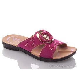 Фотография Шлепки детские летние Лето K26-Elena 2 fuchsia (30-35) (6 пар р.30-35) "DeMur" недорого оптом от прямого поставщика