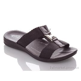 Фотография Шлепки детские летние Лето K26-H black (24-30) (6 пар р.26-30) "DeMur" недорого оптом от прямого поставщика