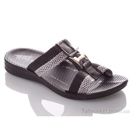 Фотография Шлепки детские летние Лето K26-H black-grey (24-30) (6 пар р.26-30) "DeMur" недорого оптом от прямого поставщика