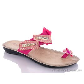 Фотография Шлепки женские облегченные Лето W26-07200 fuchsia (6 пар р.36-40) "DeMur" недорого оптом от прямого поставщика
