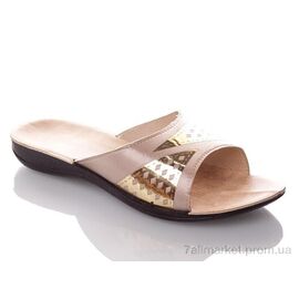 Фотография Шлепки женские облегченные Лето W26-7149 beige (6 пар р.36-40) "DeMur" недорого оптом от прямого поставщика