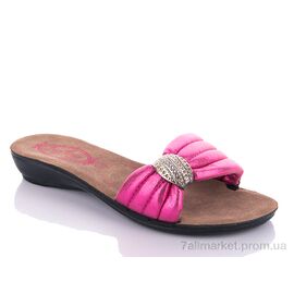 Фотография Шлепки женские облегченные Лето W26-7152 fuchsia (6 пар р.36-40) "DeMur" недорого оптом от прямого поставщика