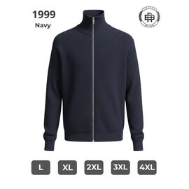 Фотография Кофта мужская 1999 navy р.L-5XL "2BRO" недорого оптом от прямого поставщика