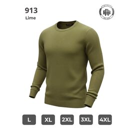 Фотография Свитер мужской 913 olive р.L-5XL "2BRO" недорого оптом от прямого поставщика