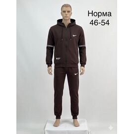 Фотография Костюм спортивный мужской SV3075 brown р.46-54 "WHITE" недорого оптом от прямого поставщика