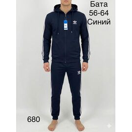 Фотография Костюм спортивный мужской 680 navy р.56-64 "WHITE" недорого оптом от прямого поставщика
