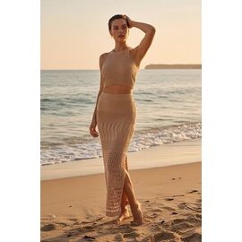 Фотография Костюм женский 2923 beige р.M-L "Karon" недорого оптом от прямого поставщика