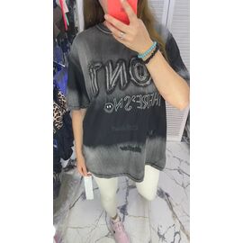 Фотография Футболка женская 6502 grey р.44-48 "Karon" недорого оптом от прямого поставщика