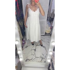 Фотография Сарафан женский 898 white р.M-L "Karon" недорого оптом от прямого поставщика