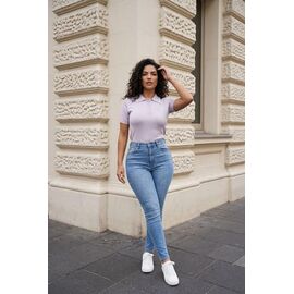 Фотография Футболка женская 429 l.lilac р.44-48 "Kosta" недорого оптом от прямого поставщика