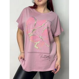 Фотография Футболка женская 5537 pink р.50-54 "Kosta" недорого оптом от прямого поставщика
