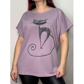 Фотография Футболка женская 9022 lilac р.50-54 "Kosta" недорого оптом от прямого поставщика